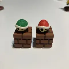 スーパーマリオ チョコエッグ　ノコノコのこうら フィギュア 2個セットのサムネイル