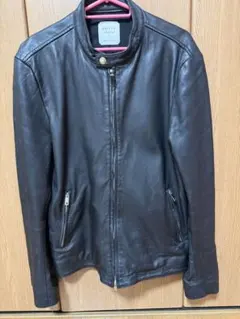 UNITED TOKYO レザーシングルライダースジャケット サイズ2 ブラック