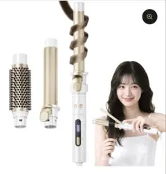 ANLAN 3IN1オートカールアイロン ヘアアイロン アンラン