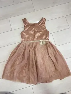 H&M キッズ ドレス 120cm ピンクゴールドのサムネイル