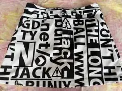 Jack Bunny ゴルフスカート モノトーン ロゴ柄のサムネイル