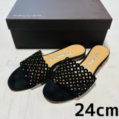 ペリーコ　　カッティングレザーサンダル　24cm 37 レディース　靴のサムネイル