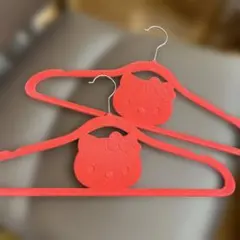 Hello Kitty ハンガー 赤