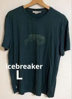 ⭐︎icebreaker メリノ150 ロゴひつじプリント　Tシャツのサムネイル