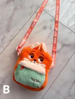 ディズニー ズートピア ニック ワイルド ファー ショルダーバッグ