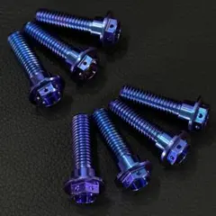 64チタン M8×30mm 7本 ブレーキ ディスク ボルト ZR- m1383 - メルカリ