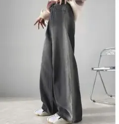 java サイドブリーチ　ワイドデニム