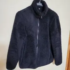 UNIQLO ブラックファーリー フリースジャケットLサイズ