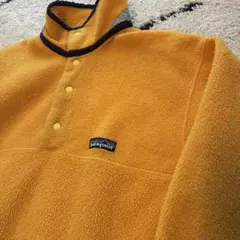patagonia ビンテージ　シンチラ　スナップTフリースジャケット イエロー