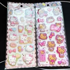 サンリオ ぷくぷくシール ヒョウ柄 レオパード柄 2枚セット