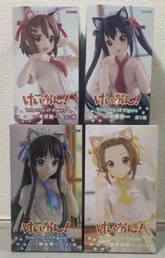 けいおん！ Trio-Try-iT フィギュア　4種セット