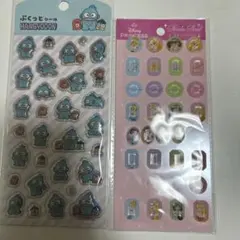 HANGYODON & ディズニープリンセス シール2枚セット