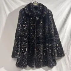 【宮内庁御用達・美品】ロイヤルチエ ミンクファーコート レオパード柄のサムネイル