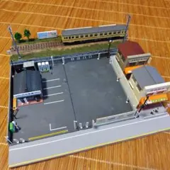 Nゲージ ジオラマ 「煙突のある街」 ジオコレ ストラクチャー 鉄道模型