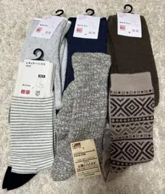 メンズソックス6足セット（UNIQLO4足・無印1足・その他1足）