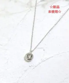 新品未使用☆「スワロフスキー ＣＺダイヤネックレス　ニッケルフリー」☆のサムネイル