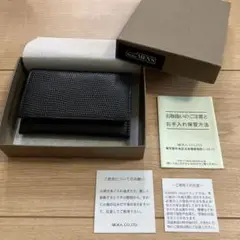 ★未使用品★ GANZO fico ブラック 二つ折り財布　コインケース