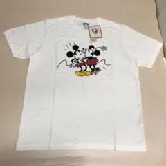 ユニクロ ディズニー グラフィックT Tシャツ ミッキーアート XL 長場雄