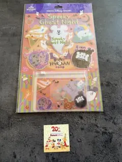 【セット】ディズニー ハロウィン 2025 おばけ ステッカー 非売品シール付き