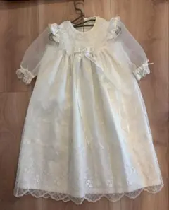 赤ちゃんの城　セレモニードレス フリル付き　50-70cm