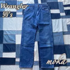 90's Wrangler ラングラー 13MWZPM ブルーストレートデニム