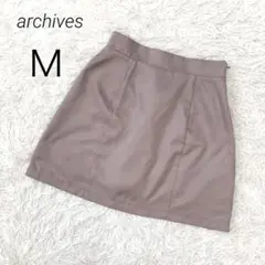 アルシーヴ スカパン ミニスカート 台形 シンプル きれいめ 通勤 春秋