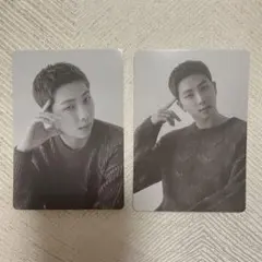 BTS monochrome ミニフォトカード　RM ナムジュン