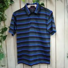 MK501★Nike Golf　DRI-FIT★ ポロシャツ ストライプ★M