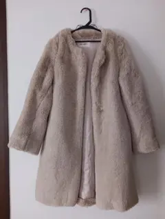 【最終値下げ】ROYAL PARTY ベージュファー ロングコート