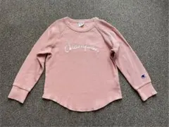 チャンピオン　ロンT 長袖　ワッフルTシャツ　女の子　130㎝