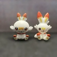 ヒバニー:1393:フィギュア:指人形:ポケモンキッズ:ソフビ:現状品