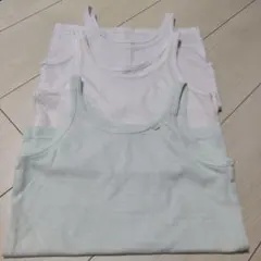 【美品】ドット柄キャミソール3枚セット　140cm