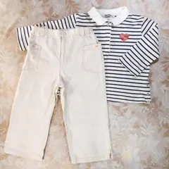 familiar　ポロシャツ　パンツ　ズボン　100　110　120　長袖