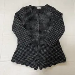 フォーマルドレス セレモニー ツイードセットアップ 140