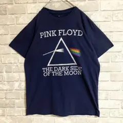 ピンクフロイド 狂気 バンドtシャツ バンT バンt PINKFLOYD 紺