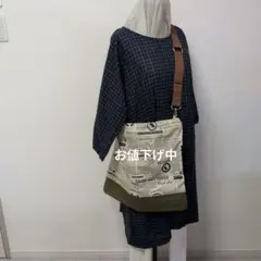 Ｅ610巾着バック多機能 手持ち肩掛け　斜め掛けハンドメイド