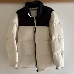 ダウンジャケット ホワイト/ブラック