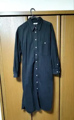 UNIQLO U シャツワンピース ブラック M