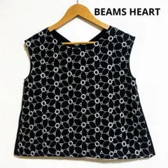 ♡BEAMS HEART♡ビームスハート　花柄刺繍トップス　ブラウス