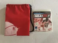 美品　PS3《NBA 2K11》＋ 限定版2Kスポーツ巾着バッグ セット