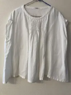 ◆Hermaphrodite ホワイト プルオーバー ブラウス◆
