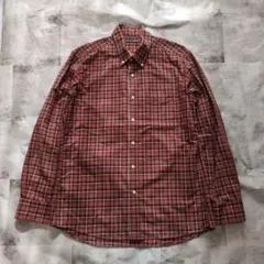 genuine classics アメカジ チェック BDシャツ グランパコア