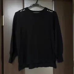 any sis ニット　Ｍサイズ ブラックのサムネイル