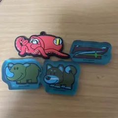 北電子 キャラクター アクリルキーホルダー 4個セット