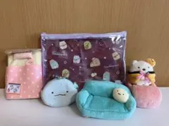 すみっコぐらし ぬいぐるみセットとポーチ