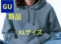 ■新品■ヘビーウェイトスウェットパーカー長袖65ブルーXLサイズ
