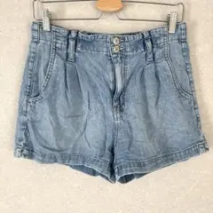 アメリカンイーグル デニム ショートパンツ ライトブルー カジュアル 古着