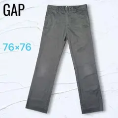 GAP メンズ ストライプチノパン ダークグレー 76×76のサムネイル