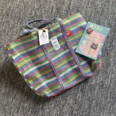 （送料込＆未使用）eslite誠品　台湾の漁師バッグ＆ピンズ2個セット