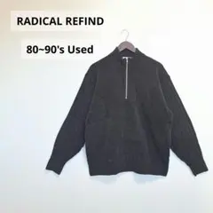 RADICAL REFIND メンズ ニット ダークグレー 古着